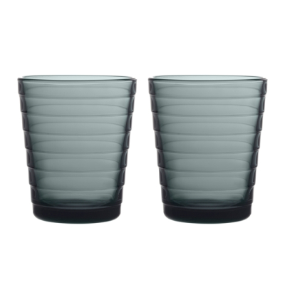                             Sklenice Aino Aalto Dark Grey 220 ml - set 2 ks                        