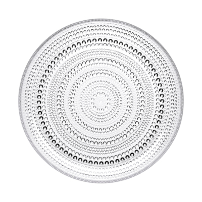 Skleněný talíř Kastehelmi Clear 25 cm                    