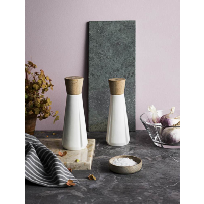                             Porcelánová solnička s pepřenkou Grand Cru White                        