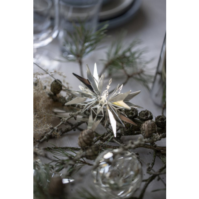                             Vánoční ozdoba Christmas Angel Silver 10,5 cm                         