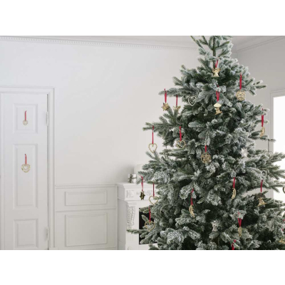                             Vianočný stromček zlatý 7 cm                        