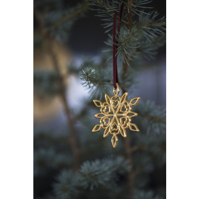                             Vianočná ozdoba Christmas Frostflower Gold 7 cm                        