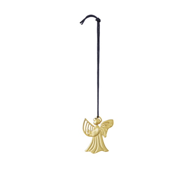                             Vánoční ozdoba Harp Angel Gold 7 cm                         