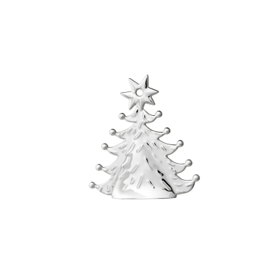 Vianočný stromček strieborný 7 cm                    