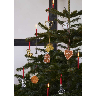                             Vianočný stromček strieborný 7 cm                        