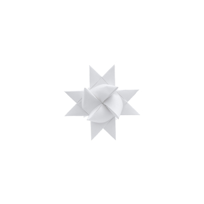 Papierová hviezda Ljusdal White 8 cm                     