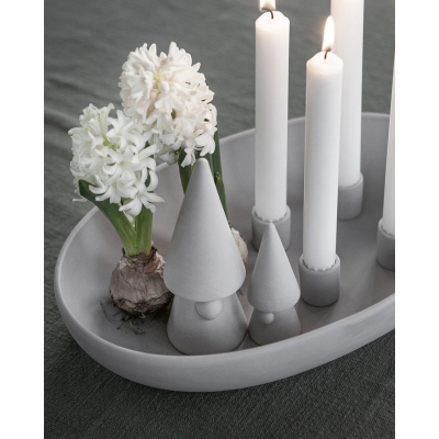                             Keramická dekorace Santa Evert Light Grey 15 cm                        
