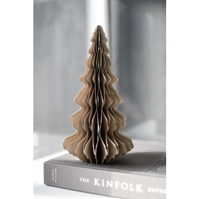                             Papírový vánoční stromeček Granstad Beige 20 cm                         