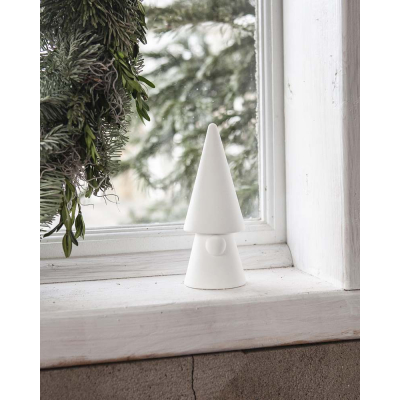 Keramická dekorace Santa Evert White 15 cm                    