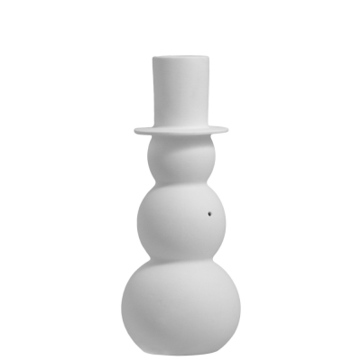                             Keramická dekorácia snehuliak Folke White 20 cm                         