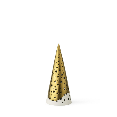 Svícen Nobili Tree Gold 19 cm                    
