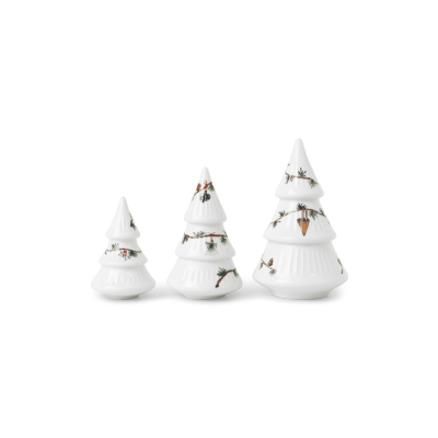                             Porcelánové stromečky Hammershoi Christmas - set 3                        