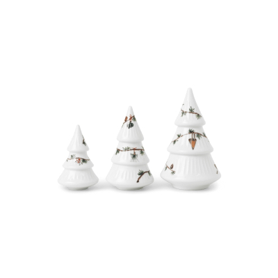                             Porcelánové stromčeky Hammershoi Christmas - sada 3 kusov                        