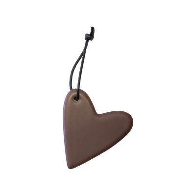 Keramická vánoční ozdoba Heart Maroon                    