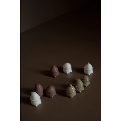                             Santové Hipster Triplets White - set 3 ks                        