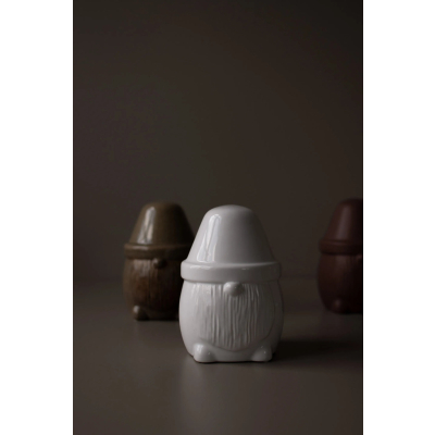                             Keramická dekorace Mister Santa White 14,5 cm                        