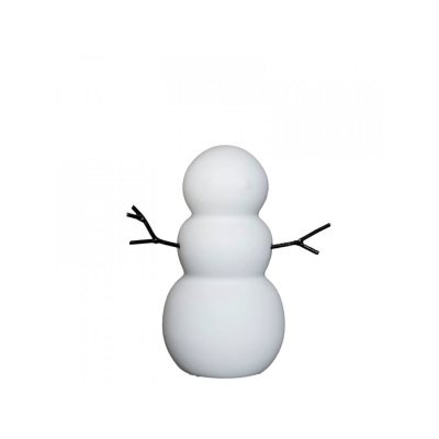 Keramický sněhulák Snowman White 11 cm                    