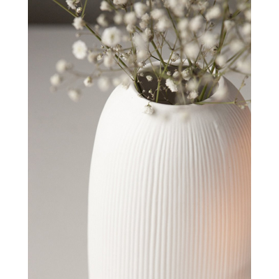                             Keramická váza Aby Stripes White Tall 26 cm                        