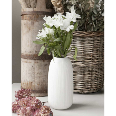                             Keramická váza Aby Stripes White Tall 26 cm                        