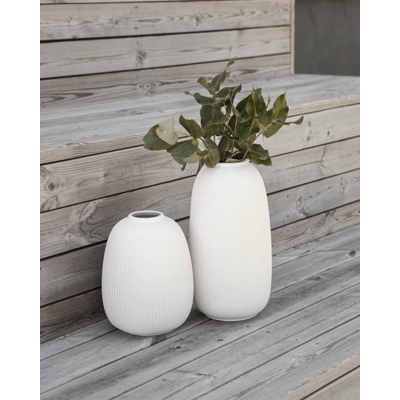                             Keramická váza Aby Stripes White Tall 35 cm                        