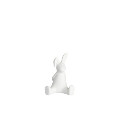 Keramická dekorácia zajačik Stampe White                    