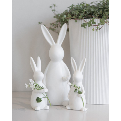                             Velikonoční dekorace zajíček Svea White Small                        
