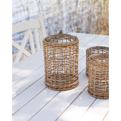                            Lucerna Grusvik Glass Rattan 23 cm                        