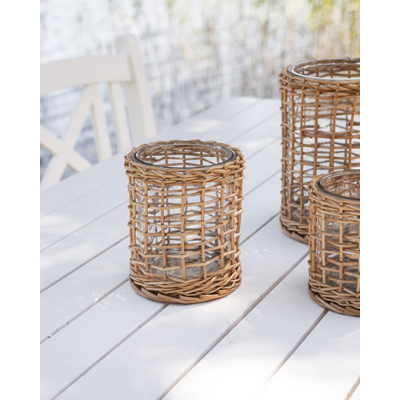                             Lucerna Grusvik Glass Rattan 17 cm                        