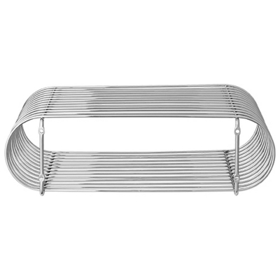                             Polička Curves Silver                        