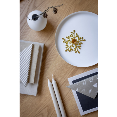                             Mosazný svícen Mistletoe Brass                        