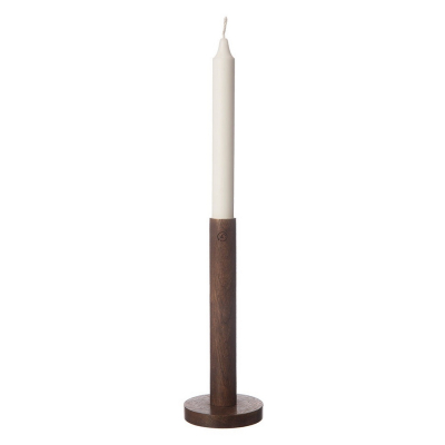 Dřevěný svícen Ernst Mango Brown 20 cm                    