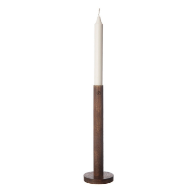 Dřevěný svícen Ernst Mango Brown 25 cm                    