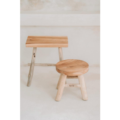                             Drevená stolička Kedut Stool 30 cm ​                        