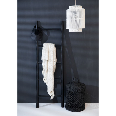                             Žebřík z teakového dřeva Tulum Black 165 cm                        