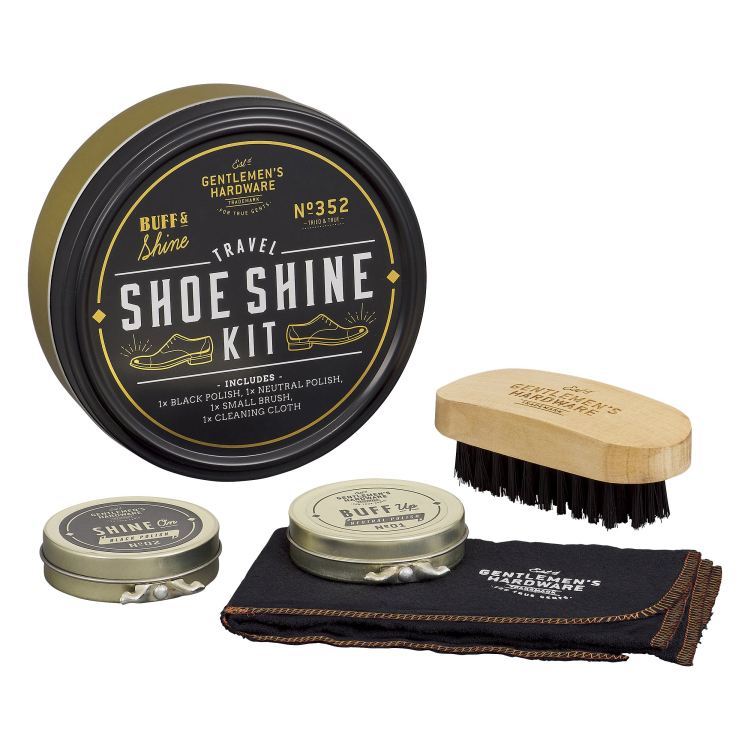 Cestovní sada na čištění obuvi Shoe Shine Kit | Elarte